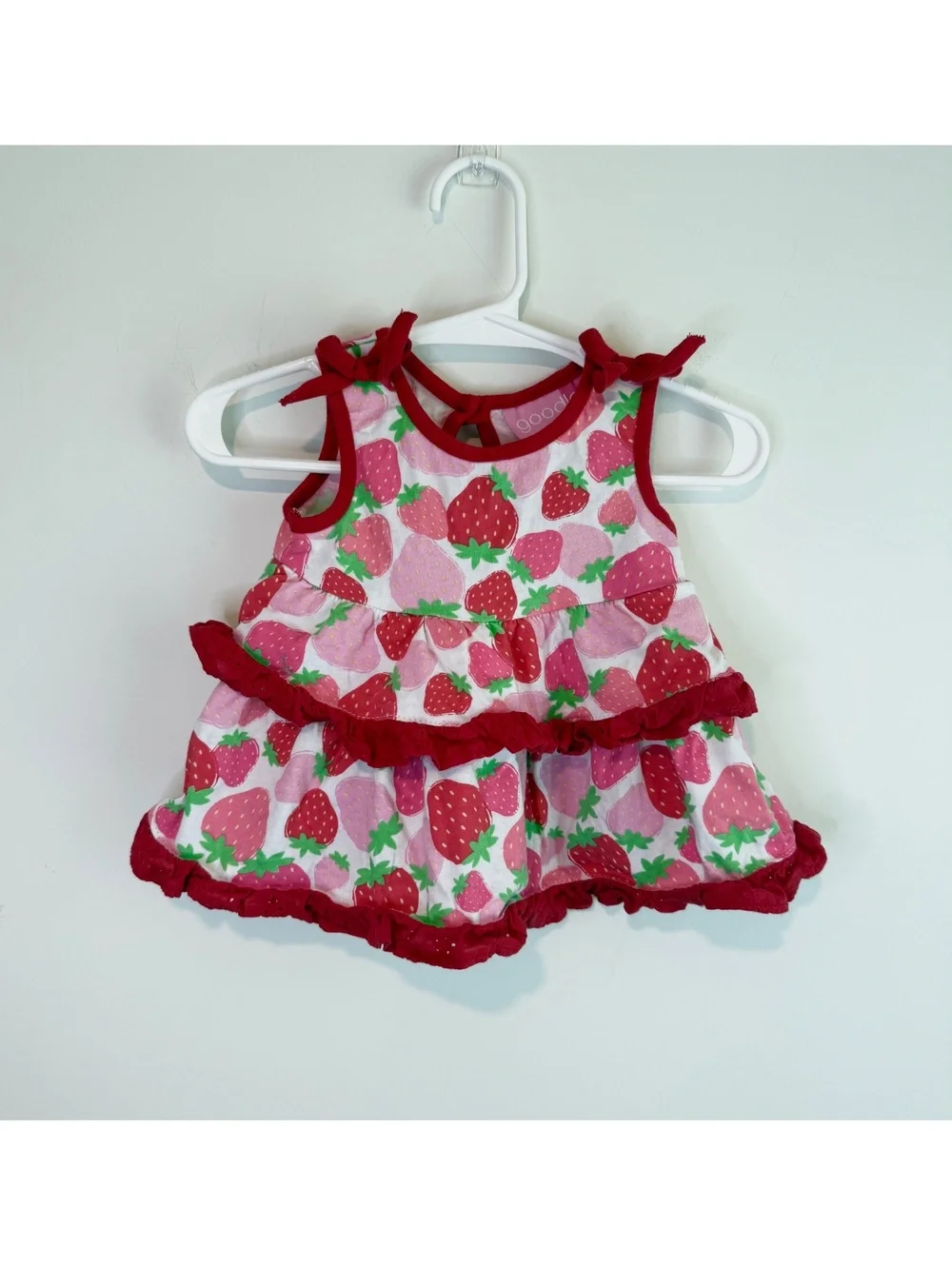 Goodlad Strawberry Print Baby Shirt 6 Months